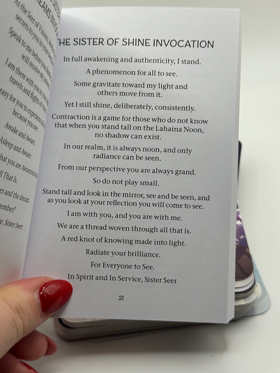 Thumbnail: Sisterhood of the seers oracle