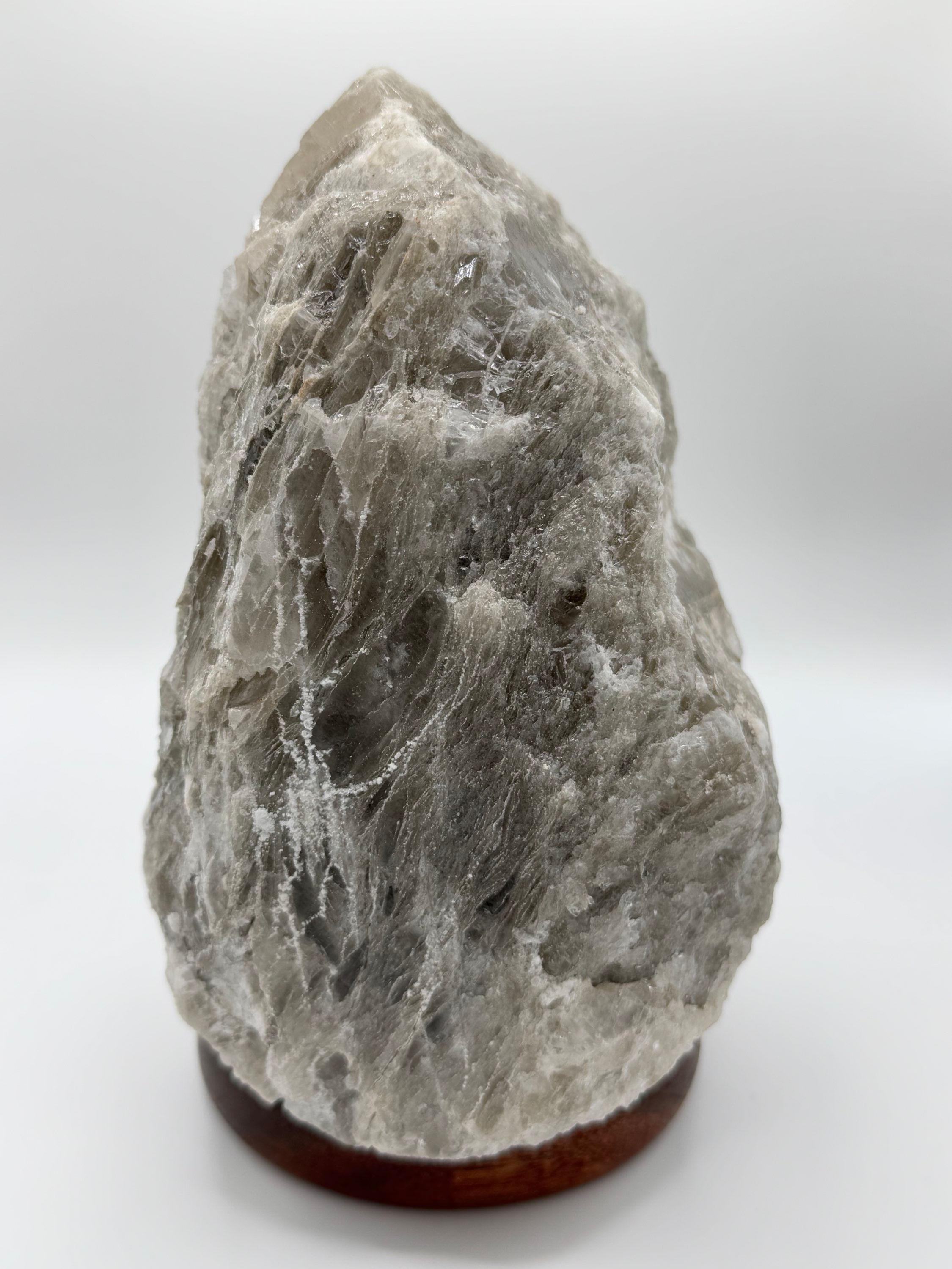 Zoutlamp 2-3 kg - zwart (met kabel en lamp)