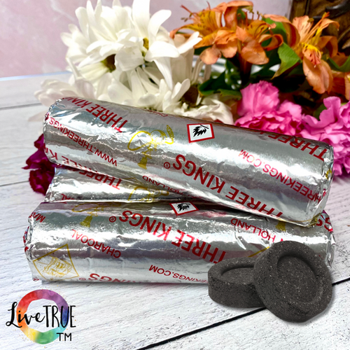 Charcoal Discs for Burning Live True Healing