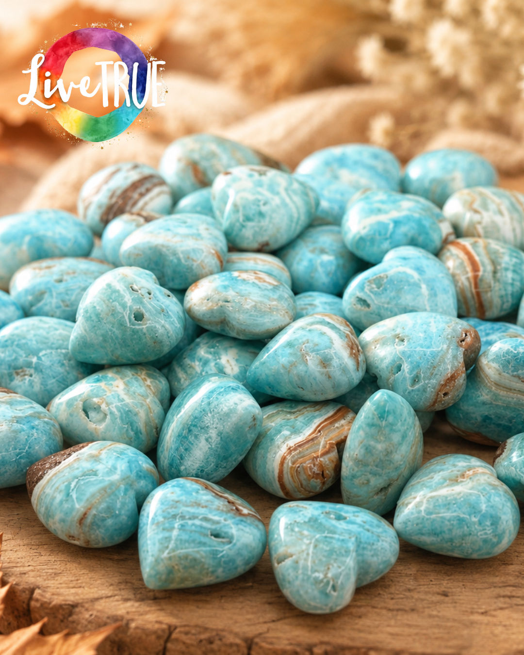 Hemimorphite Hearts of Cleansing & Peace through the dark moments