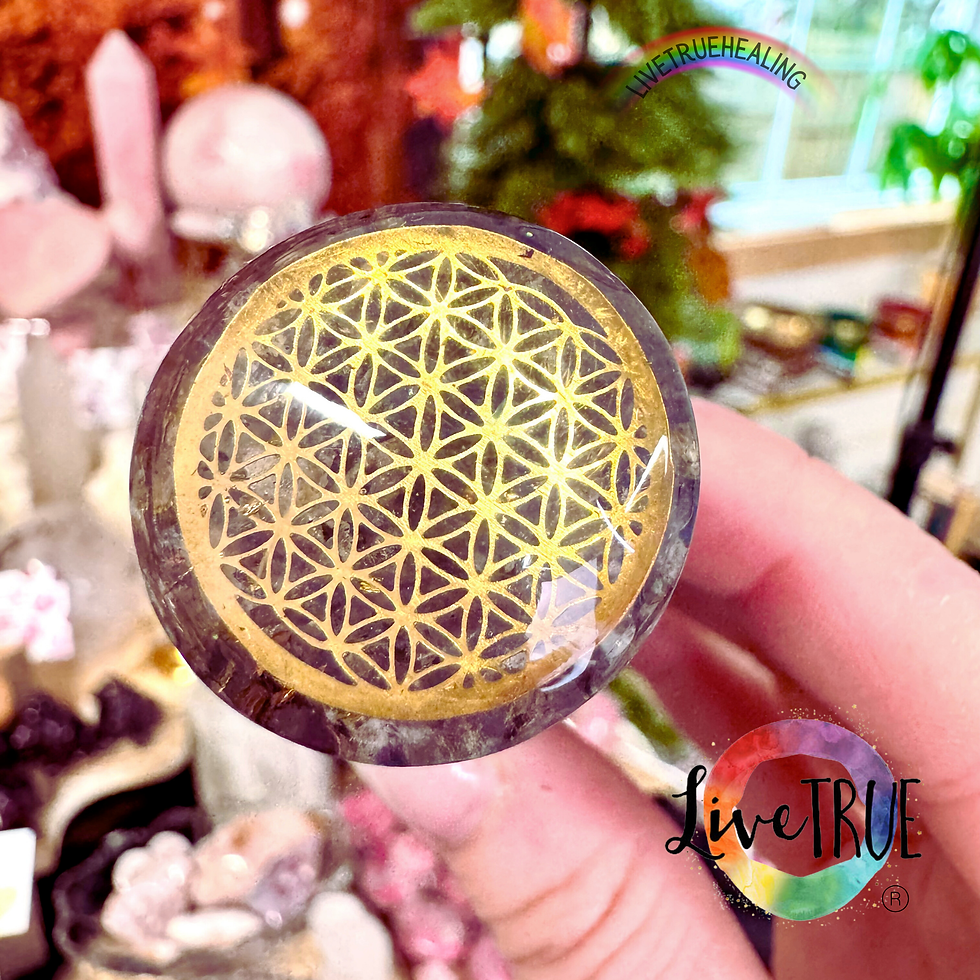 Thumbnail: Iolite Orgonite Wand of Intuition & Clarity