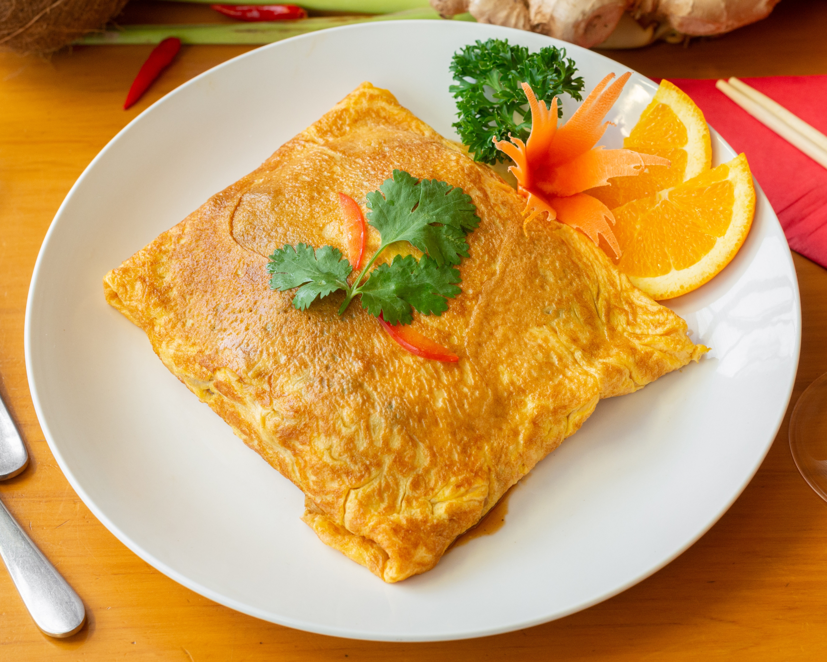 Arranged Food and Objects