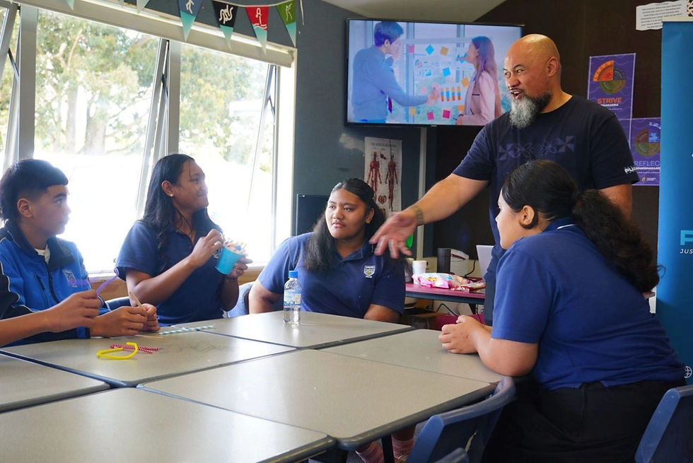 Secondary school partnership meeting with Puatala
