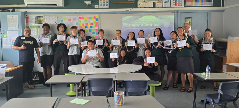 Students building confidence and communication skills through a school-based youth wellbeing programme in New Zealand