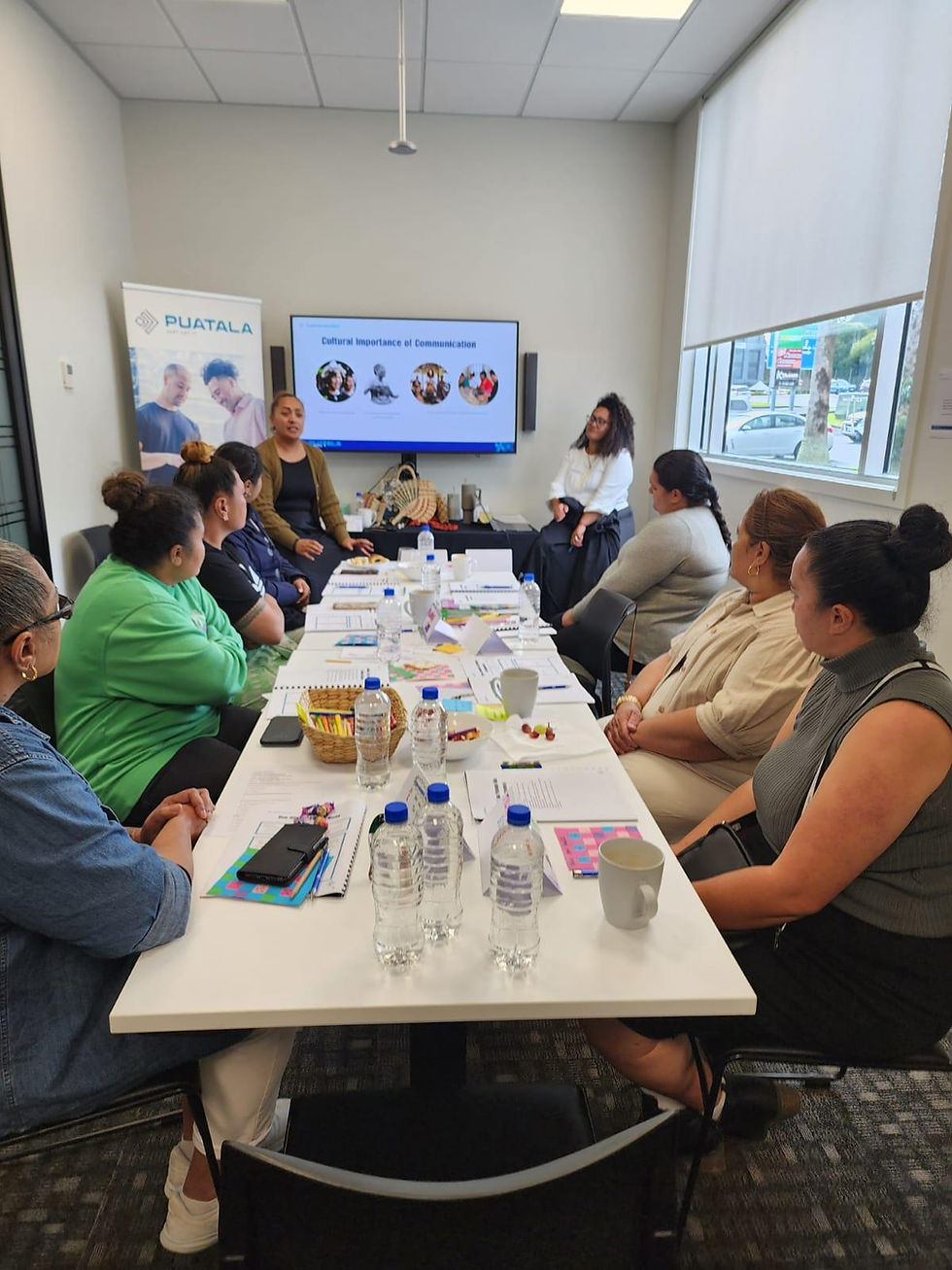 Participants attending Te Ara Wahine Tāne Toa leadership foundations programme