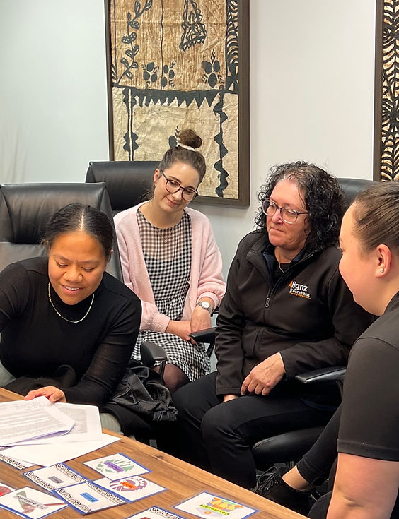 Group attending Puatala cultural awareness and inclusive leadership training