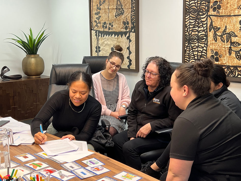 Workplace confidence and communication training session