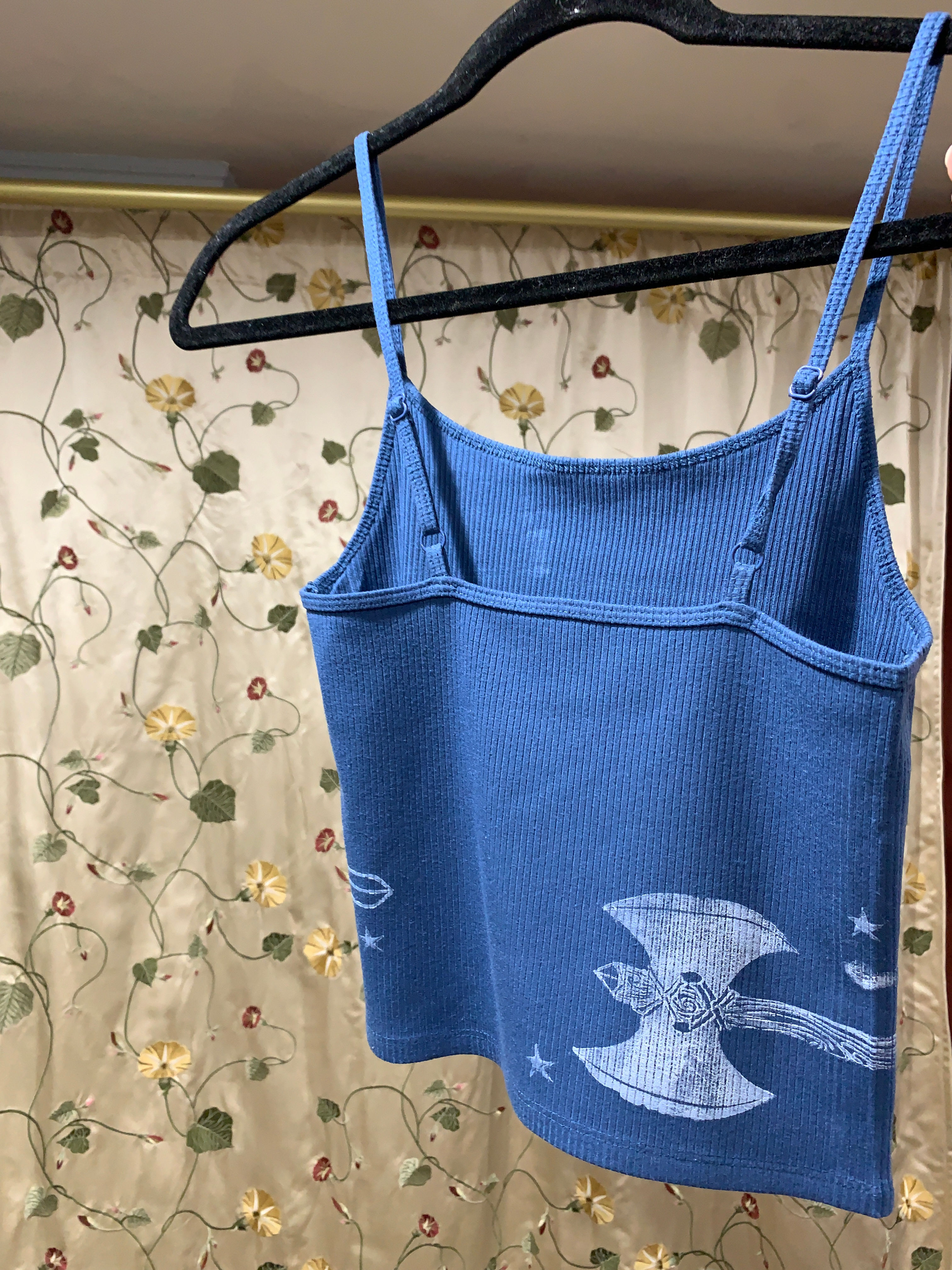 Medieval Weaponry Printed Crop Top- Size S