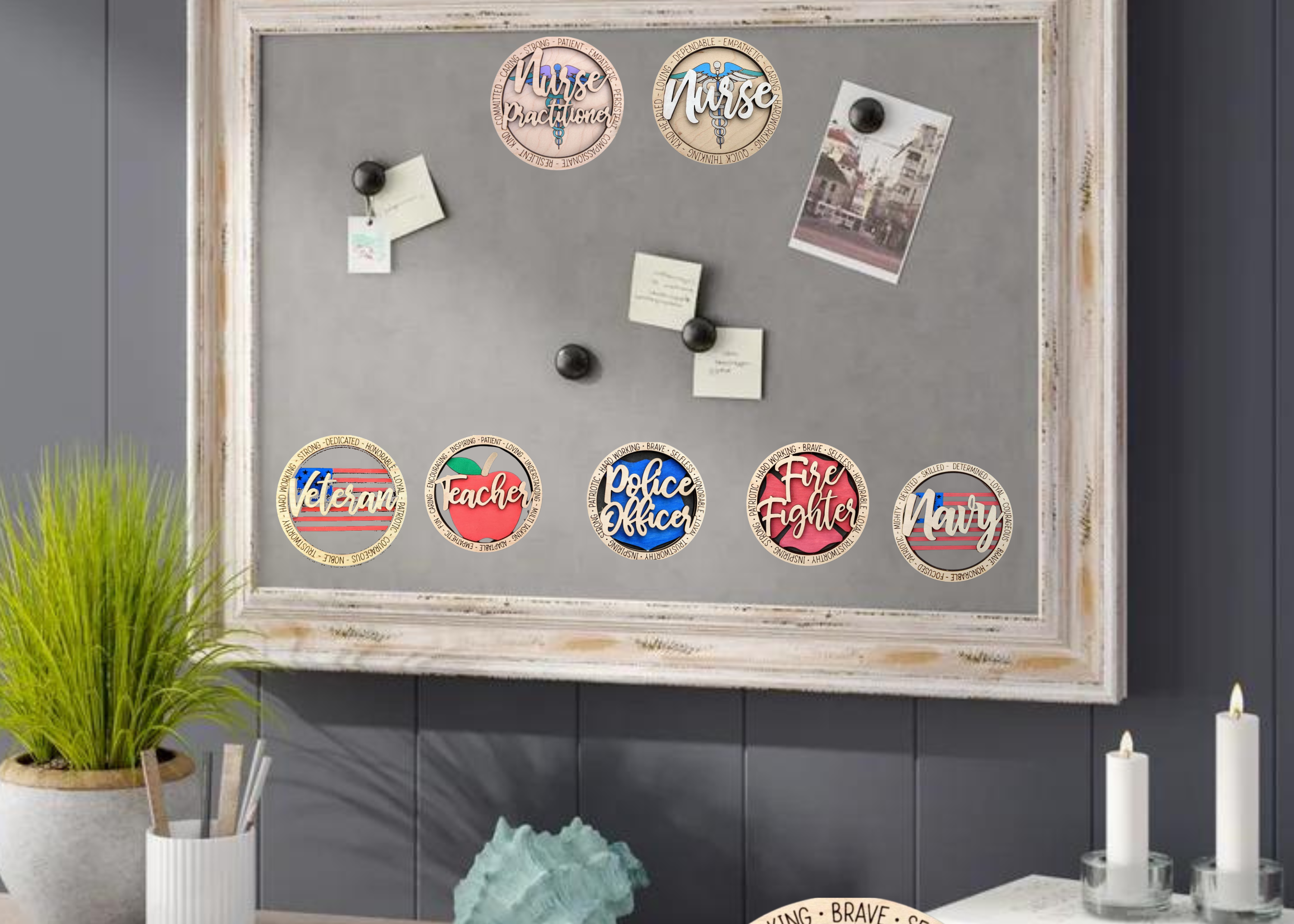 Hero, Military Magnets