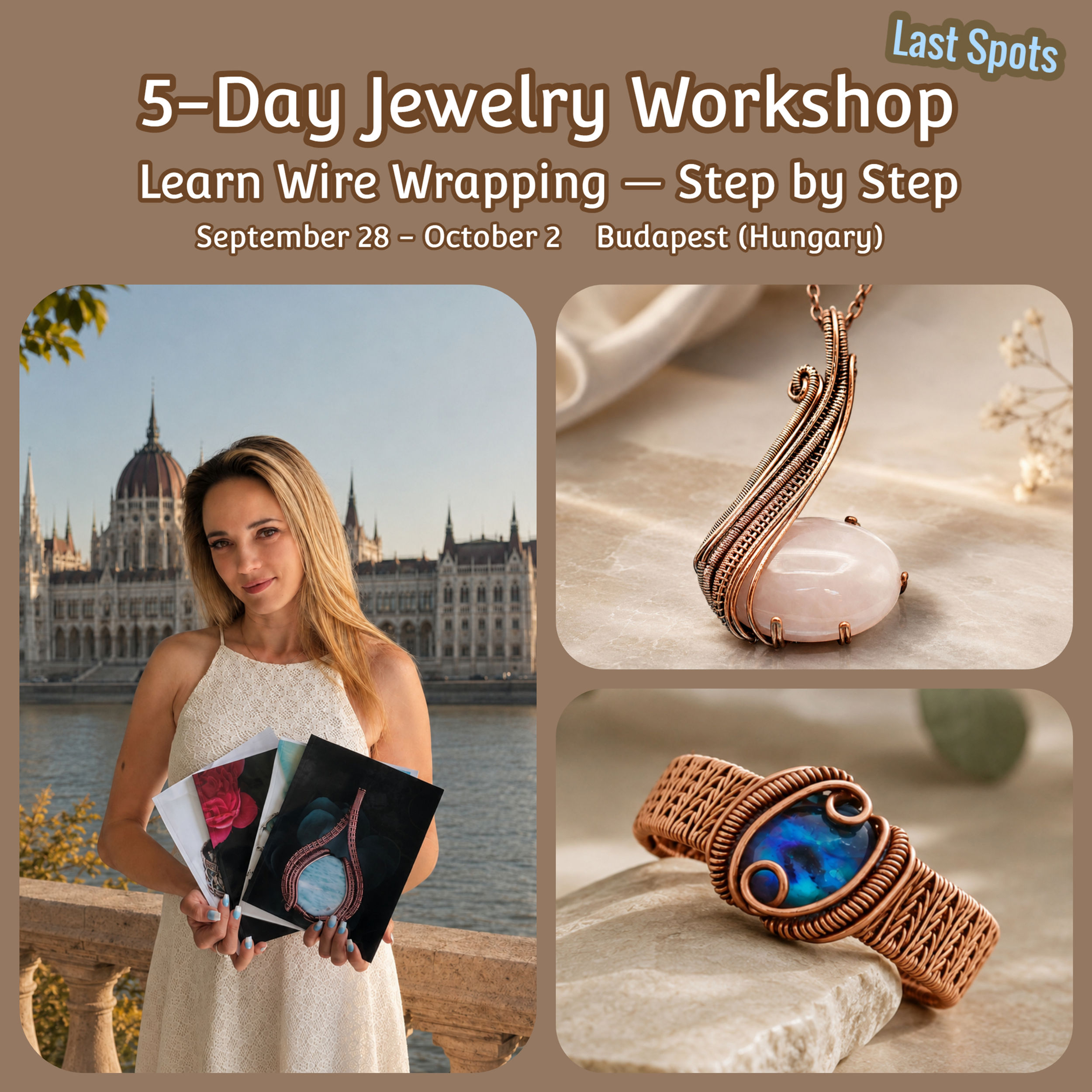 5 Days of Jewelry Making Budapest Retreat