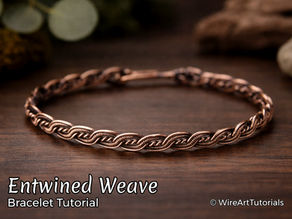 0211. Entwined Weave Bracelet 