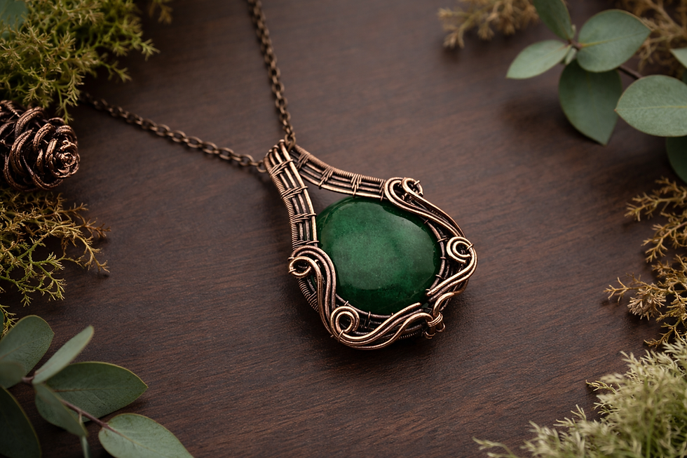 Thumbnail: Evergreen Pendant wire wrapping tutorial