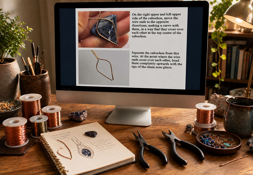 Find your next wire wrap tutorial with 410+ detailed jewelry-making lessons. Learn pendants, rings, bracelets, and more at your own pace.