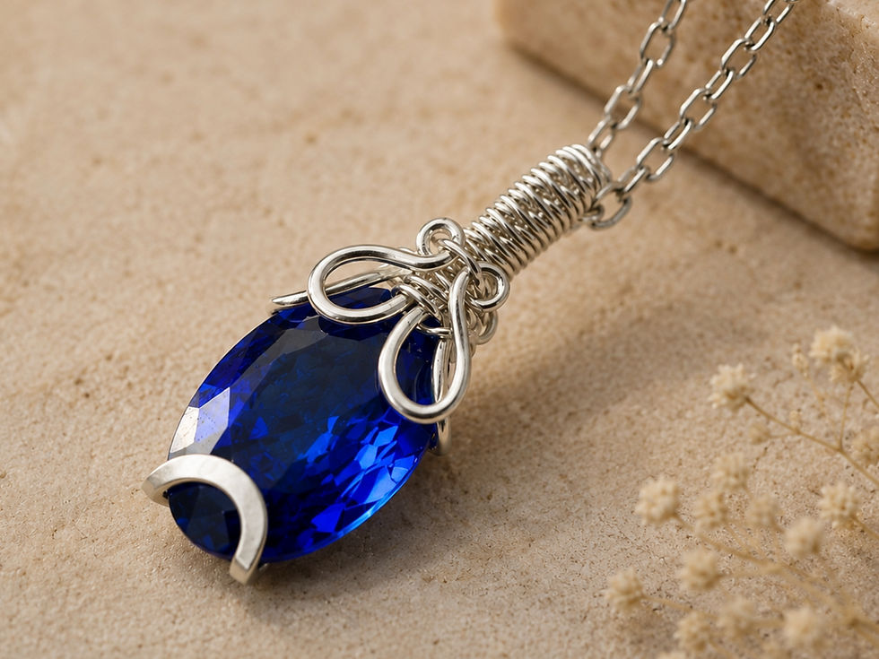 Thumbnail: Crystal Reverie Pendant wire wrapping tutorial
