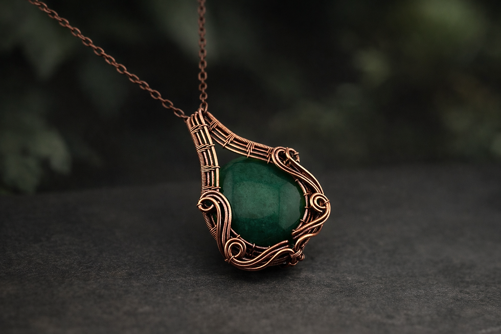 Thumbnail: Evergreen Pendant wire wrapping tutorial