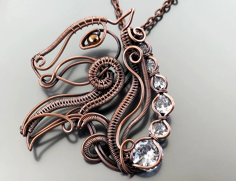Horse Pendant wire wrapping tutorial Wire Wrap Tutorial