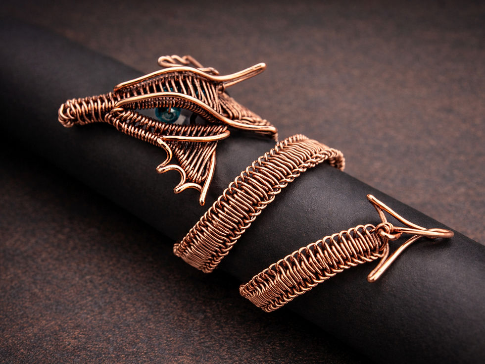 Thumbnail: Dragon Advanced Adjustable Ring wire wrapping tutorial