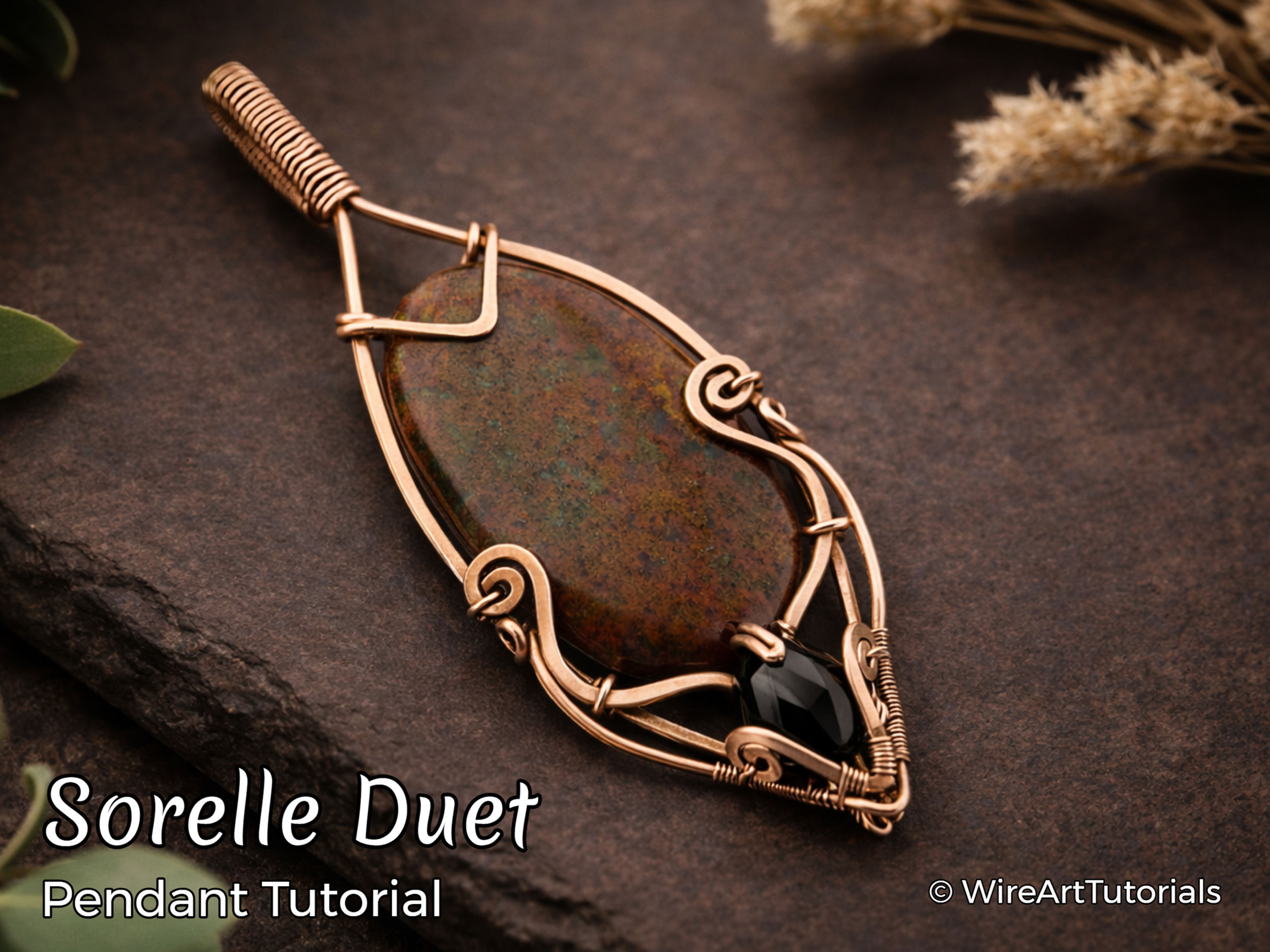 Sorelle Duet Pendant wire wrapping tutorial
