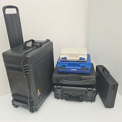 A variety of carry cases