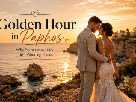 Golden Hour in Paphos: Why Sunset Makes the Best Wedding Photos