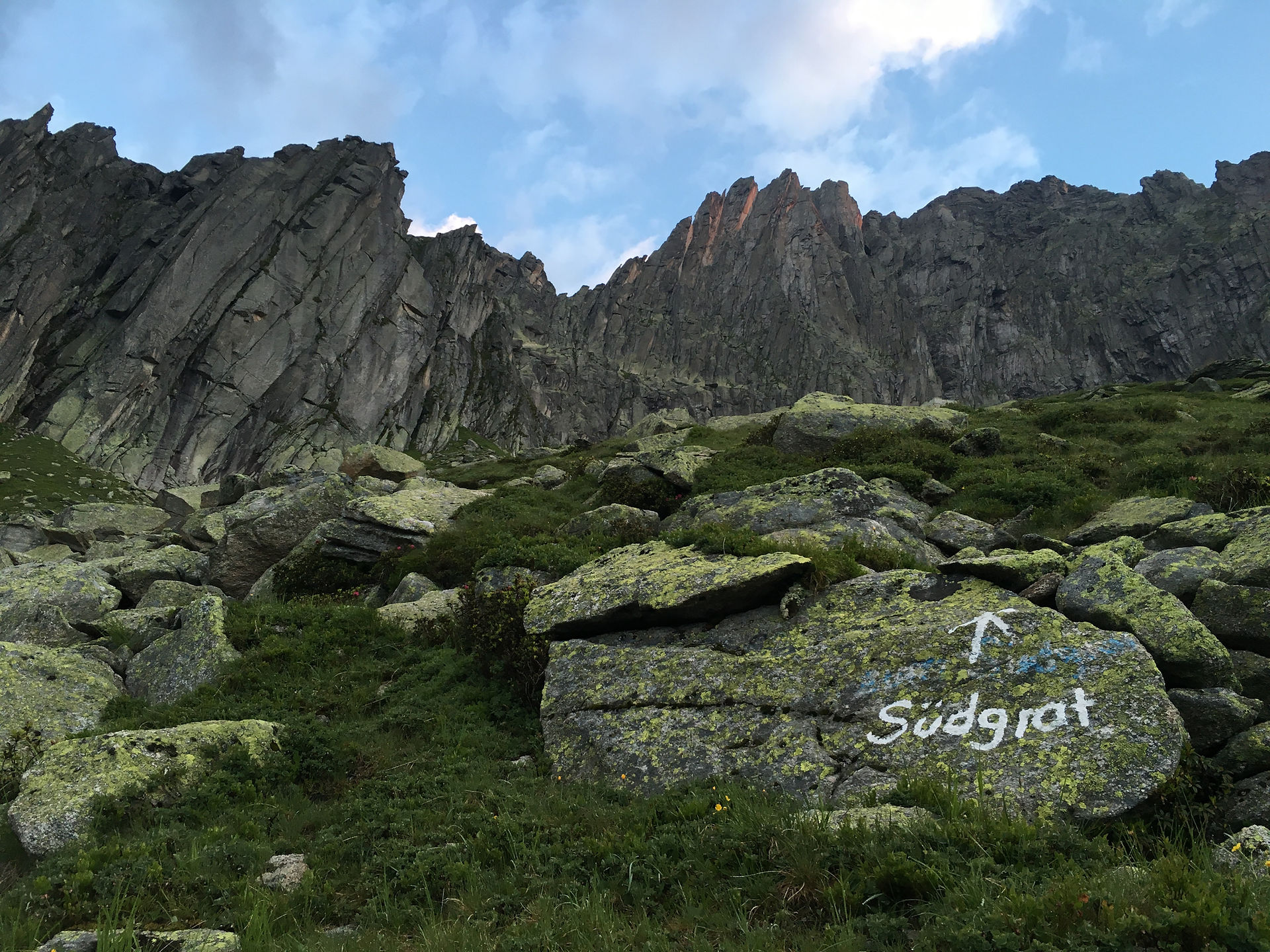 Salbitschijen, arête Sud