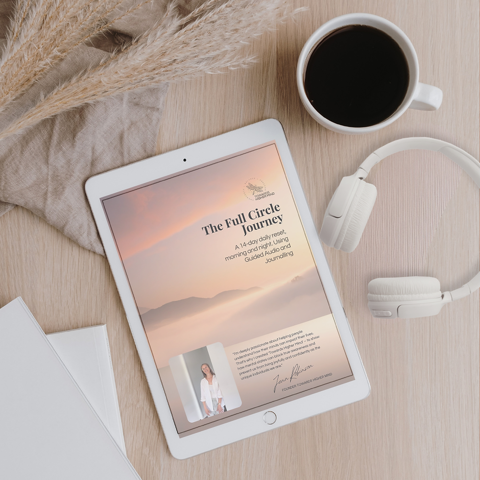 The Full Circle Journey 14-day reset on a tablet screen