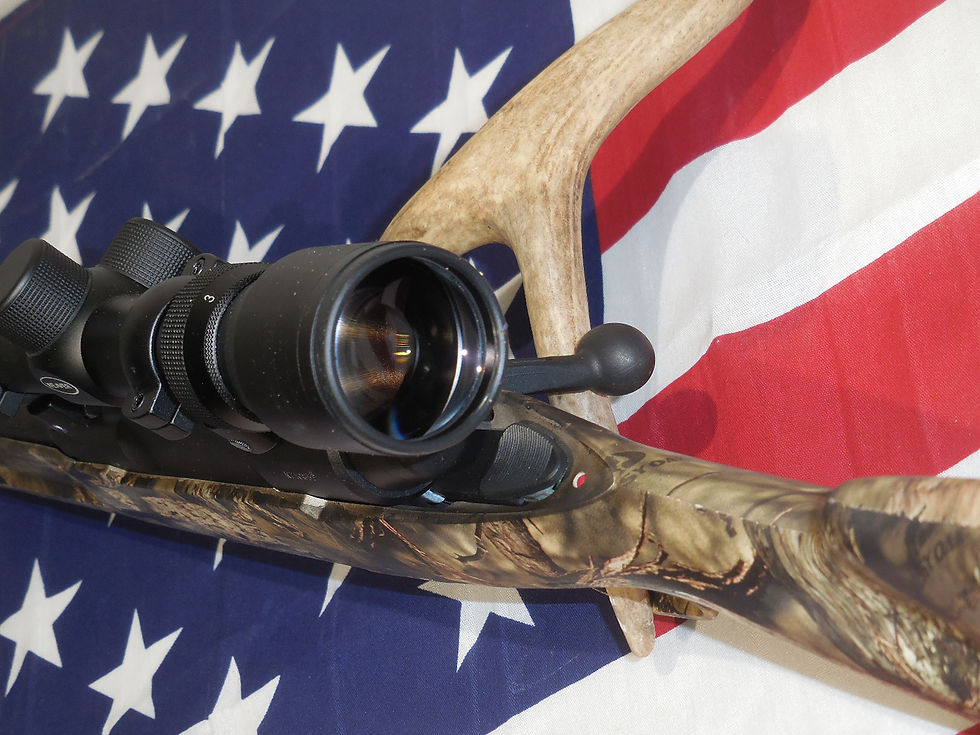 Thumbnail: Savage Arms Axis XP 22-250 Remington Camo With Weaver Scope Black Bolt Action Ri