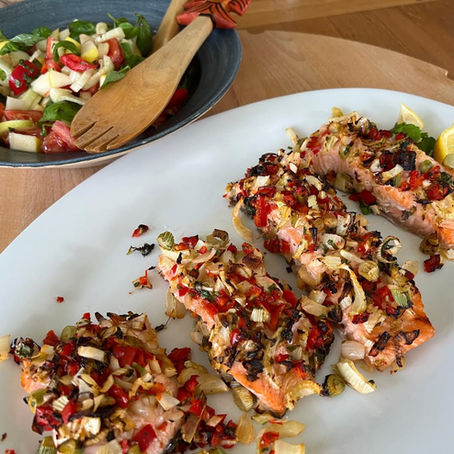        Easy Oriental Salmon - Air Fryer