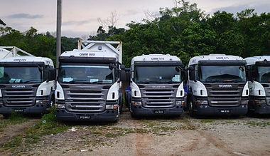 Container truck fleet