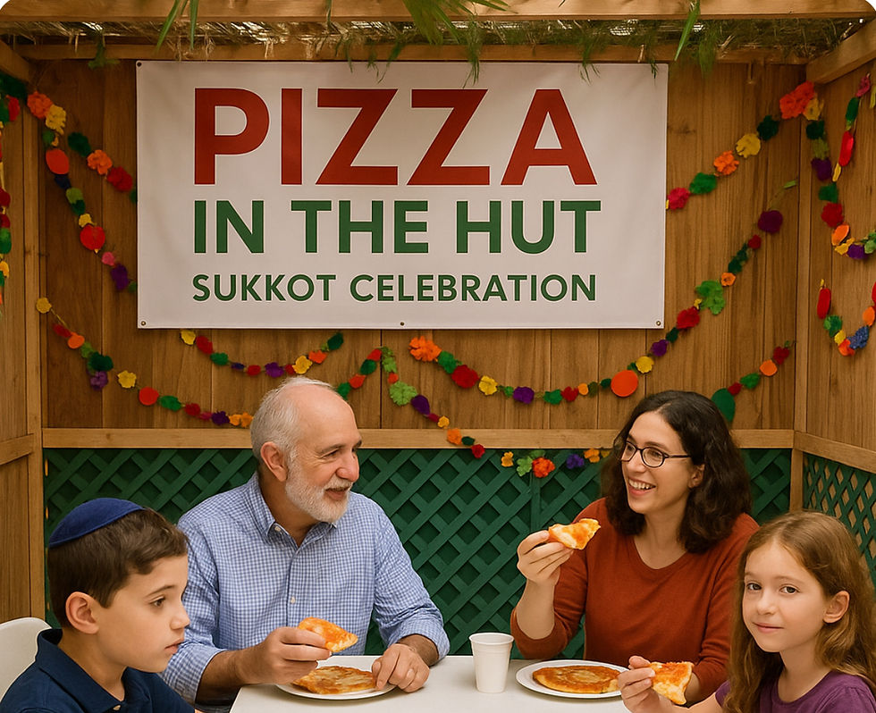 Pizza in the Hut Dinner, Crafts and Decorating