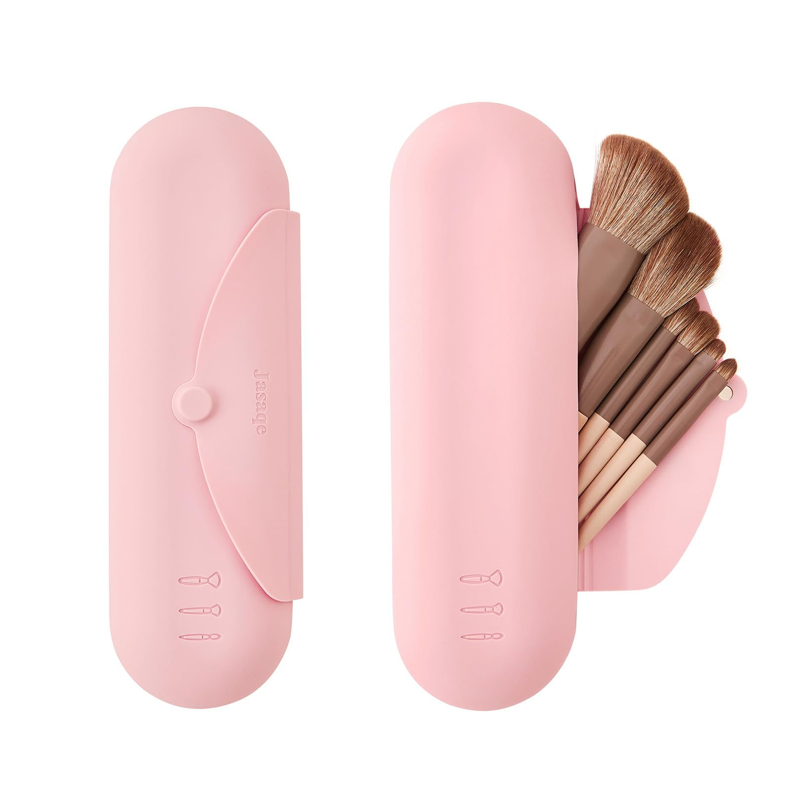 SiliconeFlex Brush Holder - Cosmetic Travel Case