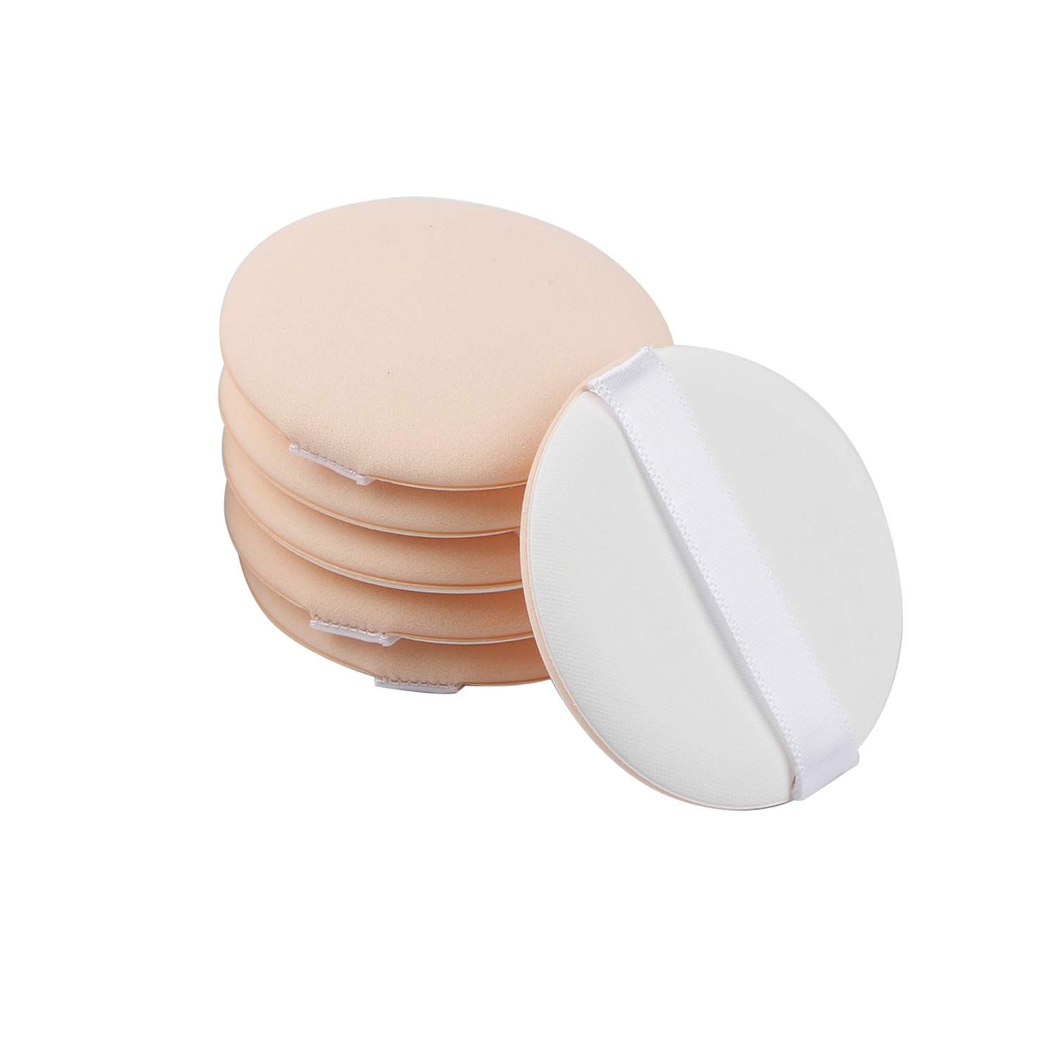 Beige Air Cushion Makeup Sponge Set 6pcs