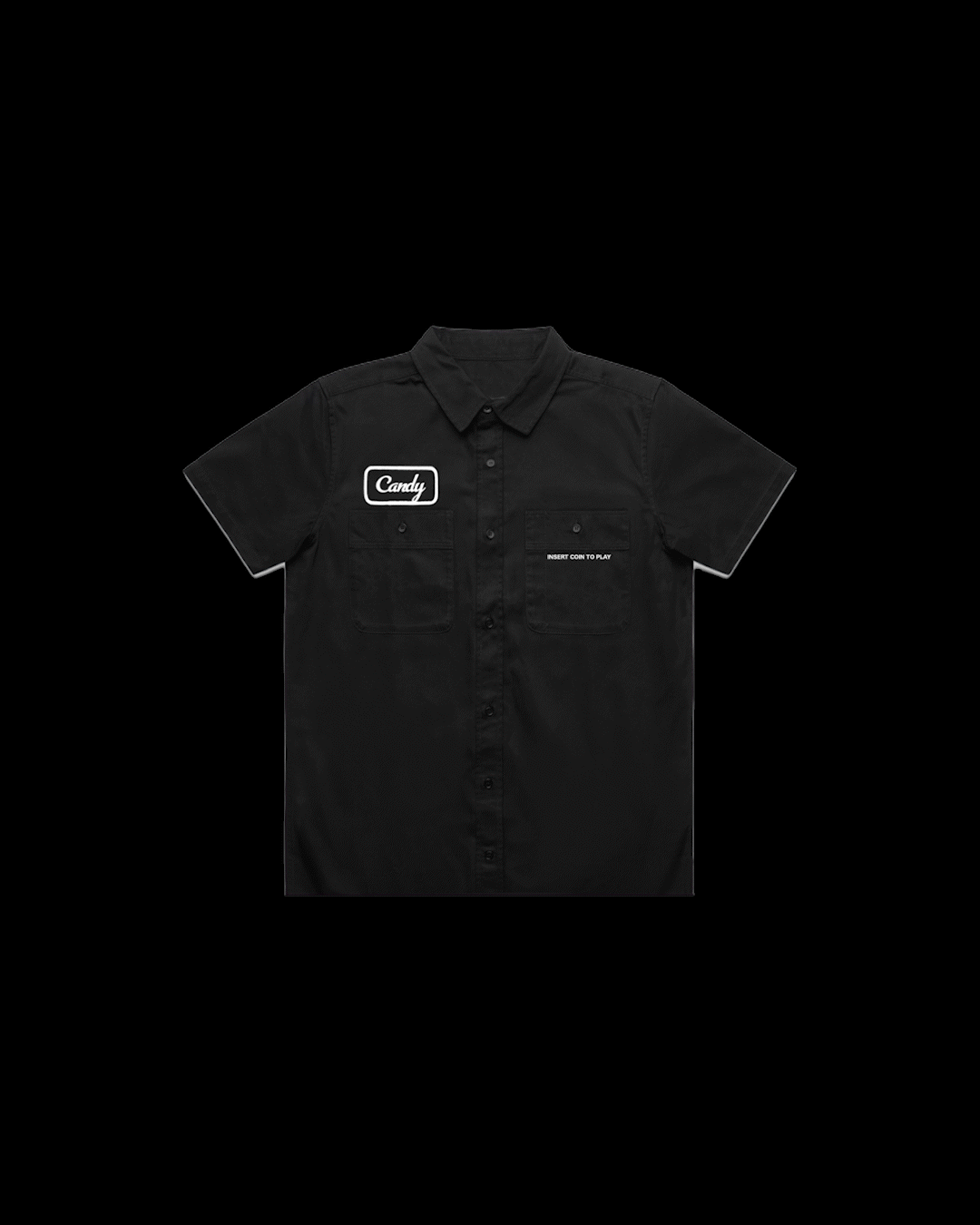 CANDY BUTTON-UP SHIRT