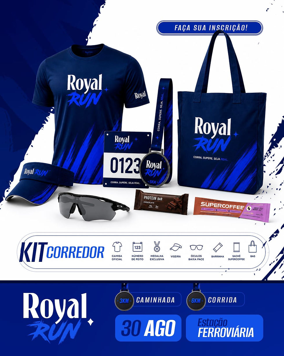 1ª Corrida Royal Blue 2026 | Vitória de Santo Antão/PE