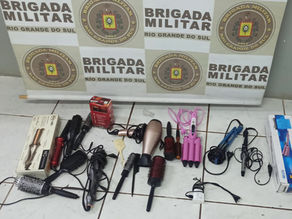 Suspeito de furto em salão de beleza é preso pela BM