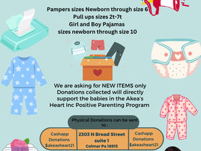 Pampers and PJ's Drive!!!