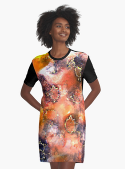 Graphic Tee Shirt Dress