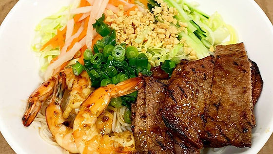 15. Bun Bo Nuong Tom Nuong