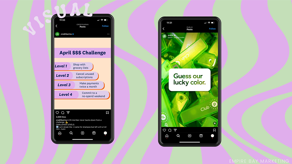 visual call to action