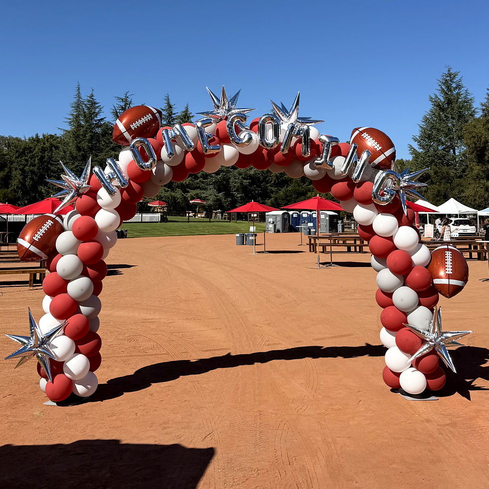 Homecoming Balloon Walk-through Arch