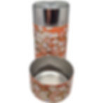 Japanische Teedose Sakura pinku - mit abgenommenem Deckel