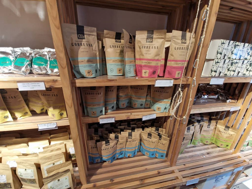 Hysson-Teesorten im Shop von gorreana.pt auf den Azoren