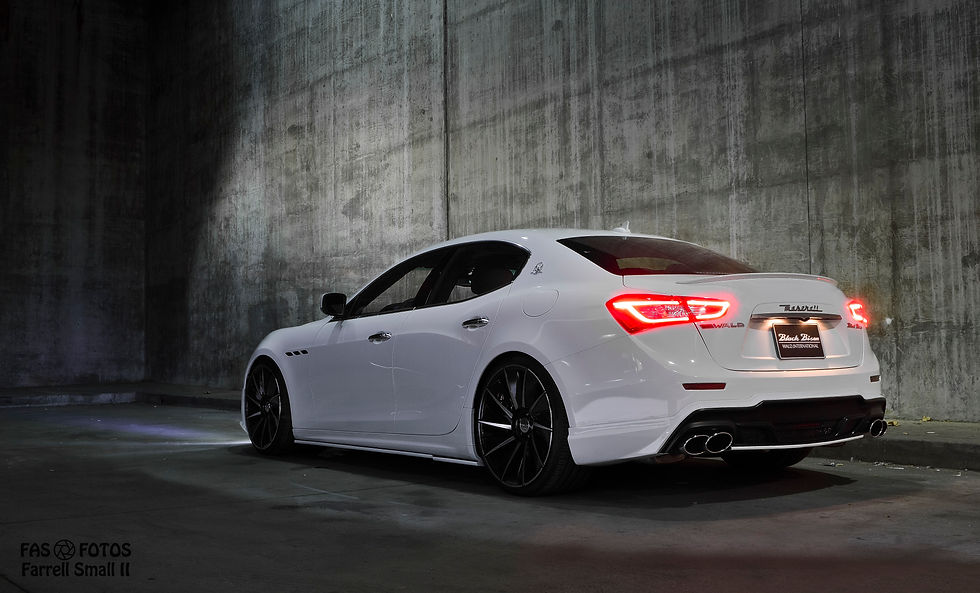 Maserati Ghibli with Wald add-ons