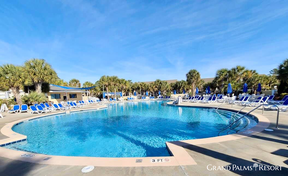 Enjoy your Myrtle Beach Vacation with our amenities at Grand Palms Resort.