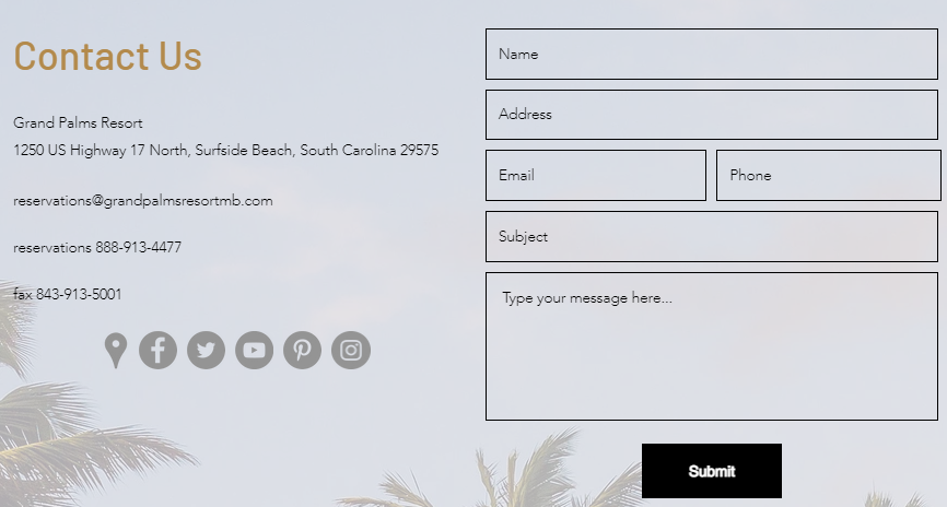 Enjoy our new website for Grand Palms Resort formerly Plantation Resort