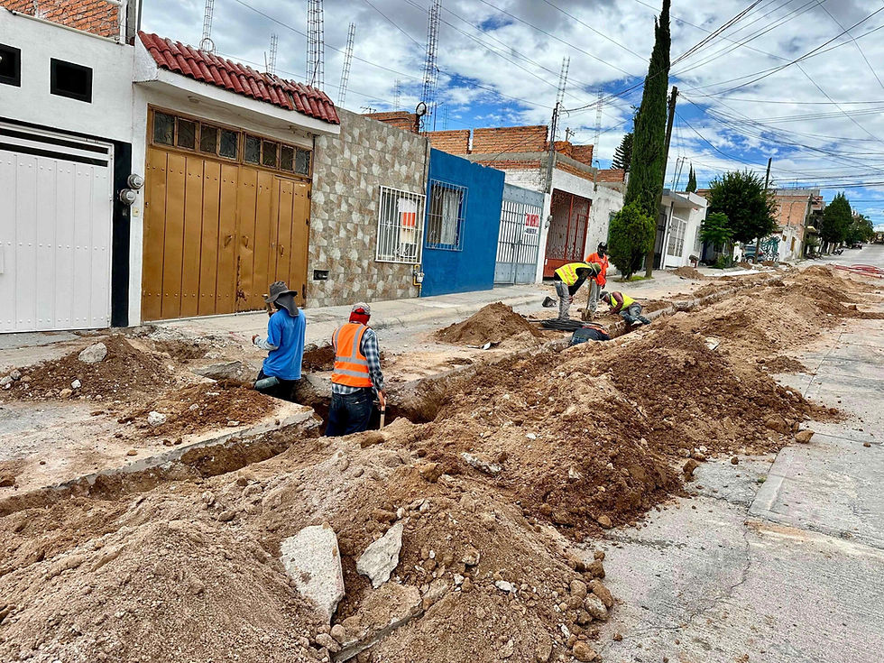 IMPULSA LEO MONTAÑEZ REHABILITACIÓN DE LA RED HIDRÁULICA EN EL FRACCIONAMIENTO PERIODISTAS