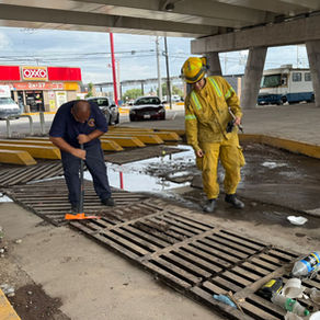 REFUERZA MUNICIPIO OPERATIVO DE LIMPIEZA DE CAIMANES Y CRUCES VIALES PARA PREVENIR INUNDACIONES