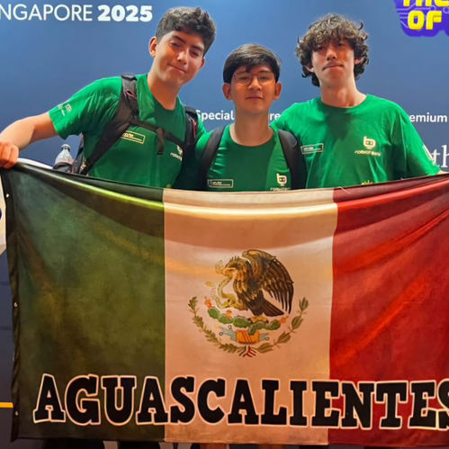 ESTUDIANTES DE AGUASCALIENTES SON FINALISTAS EN EL MUNDIAL DE ROBÓTICA EN SINGAPUR