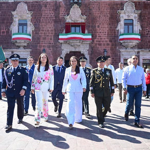 MÁS DE 3 MIL PARTICIPANTES DAN VIDA AL DESFILE DE INDEPENDENCIA ENCABEZADO POR TERE JIMÉNEZ