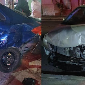 NO RESPETA LA PREFERENCIA Y PROTAGONIZA FUERTE CHOQUE EN VILLAS DE NUESTRA SEÑORA DE LA ASUNCIÓN